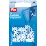 Prym tryckknappar i plast 9 mm, fyrkantiga