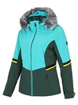 Ziener Toyah Lady Veste de Snowboard imperméable pour Femme S Mermaid Green