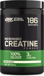 Optimum Nutrition Micronised Creatine Powder, 100% 186 Servings (Pack of 1)