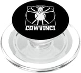 Leonardo Da Vinci Cow PopSockets PopGrip for MagSafe