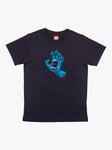 Santa Cruz Kids' Screaming Hand Tee, Black