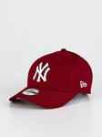 New Era Kids 9forty Ny Yankees Cap - Red/white, Red