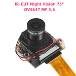 Raspberry Pi 5 Caméra 5MP 1080P Vision Nocturne En Option Grand Angle IR-CUT FF Taches Caméras pour RPI 5 Pi5 ontari - Type IR-CUT 75