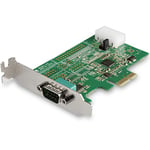 StarTech.com Carte Adaptateur Série RS232 PCI Express à 1 port - Carte Contrôleur Hôte Série PCIe RS232 - PCIe vers Série DB9 - 16950 UART - Carte d'Extension Profil Bas - Win/Linux (PEX1S953LP)