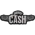 Johnny Cash Wings Strykjärnsmärke En Storlek Svart/Grå Black/Grey One Size