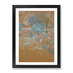 John Henry Twachtman Spring Classic Painting Framed Wall Art Print, Ready to Hang Picture for Living Room Bedroom Home Office Décor, Black A2 (64 x 46 cm)