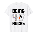 Being 40 Rocks Rock Climbing Birthday T-Shirt