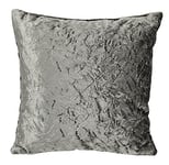 Coussin canape 40 x 40 cm, Gris - Coussin décoratif en Tissu Velours avec Rembourrage Doux - pour la Decoration salon, Deco Chambre à Coucher, du Decoration Bureau, Deco Maison