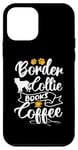 Coque pour iPhone 12 mini Border Collie Livres Café - Border Collie Chien