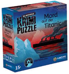 HCM Kinzel Titanic HCM Kinzel-55174-Le mystérieux criminalité-avec Couche de Friction-Puzzle de 1000 pièces, 55174, Multicolore, 58 x 74 cm