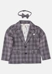 Angel & Rocket Boys Phoenix Blue Check Smart Blazer - Size 11Y