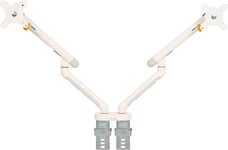 BakkerElkhuizen Flexible dual Monitor Arm, hvid