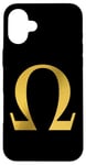 iPhone 16 Plus Alpha Omega Letter Greek Alphabet Case