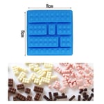 LIANLI Lego Silicone Mold Mini Figure Robot Shape Cake Tools Holes Lego Ice Cube Tray Mold Chocolate Cake Jelly Jello Fondant Moulds (Color : Style 4)