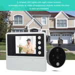 New 2.8in Digital Door Viewer Smart Peephole Doorbell Camera Infrared Night Vis