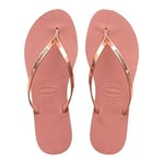 Havaianas You Metallic Sandales pour femme, Crocus Rose, 39/40 EU