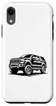 Coque pour iPhone XR #snirt Coque de protection à capuche pour véhicule tout-terrain Motif SUV