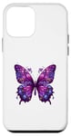 iPhone 12 mini Purple Butterfly Case