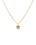 Edblad Star Sparkle Halsband Kids Purple Guld 127610