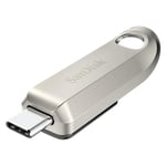 Clé USB-C 3.0 256 Go - SanDisk Ultra Luxe - Gris