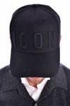 Dsquared2 Icon Baseball Cap Black Bnwt