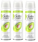 Gillette - 3 x Satin Care Avocado Twist Shave Gel