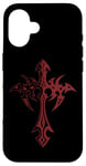 iPhone 16 Mall Goth Punk Grunge Aesthetic Gothic Cross Case