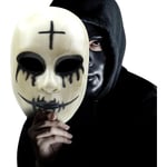 The Purge Anarchy Evil Smiley Mask Horror Killer GOD Mask Halloween Film Kostym Cosplay Mask