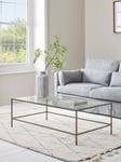 Villette Coffee Table - Burnished Brass