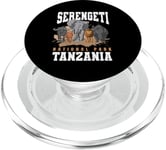 Serengeti National Park Tanzania Safari Animals Big 5 Africa PopSockets PopGrip for MagSafe