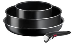 Batterie De Cuisine Tefal Ingenio Easy Cook N Clean Black 4 Pièces