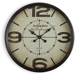 Versa Antiquites Horloge Murale pour la Cuisine, le Salon, la Salle à Manger ou la Chambre. Pendule Murale, , Dimensions (H x l x L) 50 x 13,5 x 50