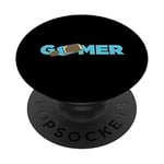 VR Virtual Reality Player PC Nerd Computer Gaming Gamer Gift PopSockets Grip and Stand for Phones and Tablets