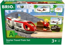 Starter Set Wooden Railway Travel Trains Brio 36079 Age 3+