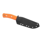 No.10 Swedish Forest Knife Orange G10 Rostfri Kydex