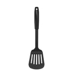 FACKELMANN INITIAL Slotted Turner, Plastic, Fish Slice, Cooking Spatula, Non-Stick Kitchen Spatula, Anti-Scratch, Burger Flipper, Heat-Resistant, Cooking Draining & Frying, 33.5cm