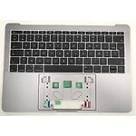 Topcase Clavier Français macbook pro 13"  A1708 Gris sideral