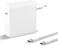 Chargeur Mac Book Pro,USB-C 100W 96W Chargeur pour Mac Book Pro,Mac Book Air,i Pad Pro,et Tous Les appareils USB-C,câble USB C vers USB C 1,8 m(Q1416)