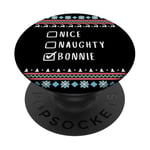 Gentile Coquine Noël Bonnie Pull Moche PopSockets PopGrip Adhésif