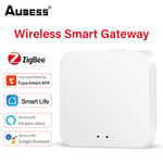 Tuya Zigbee-Moniteur de capteur de qualité de l'air WiFi,boîte à air intelligente,PM2.5,compteur de CO2,formaldéhyde,capteur de température COV,capteur d'humidité et pass - Type Wireless ZB Gateway #A