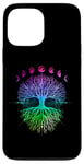 iPhone 13 Pro Max Phases of the Moon Tree of Life Mystical Zen Yoga Meditation Case