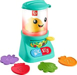 Fisher-Price Laugh & Learn Baby & Toddler Toy Counting & Colors Smoothie Maker Pretend Blender with Music & Lights for Ages 9+ Months, HRP19