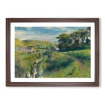 Big Box Art The Mussel Harvest by Pierre-Auguste Renoir Framed Wall Art Picture Print Ready to Hang, Walnut A2 (62 x 45 cm)