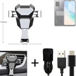 Car holder air vent mount for Vivo Y33s cell phone mount