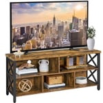 TV Stand for 65 In TVs, Large Media Entertainment Center Industrial TV Console 