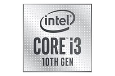 Intel Core i3 10105 10:e gen. CPU - 3.7 GHz Processor - Fyrkärnig med 8 trådar - 6 mb cache