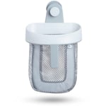 Filet de Bain Super Scoop pour Rangement des Jouets, Panier Amovible, Sac pour Bébé, Bac Rangement Suspendu pour Baignoire et Douche, avec Ventouse