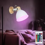 Lampe Murale Spot Avec Variateur Télécommande Lampe De Lecture Orientable LED