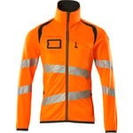 Mascot fleece jersey 19103, High-Vis at 2 orange/mörk antracit 2XL