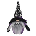 Halloween Spider Par Gnome Desktop Ornaments Plysch Söt Tomte Mjuk för docka Hem Skrivbord Hantverk Sovrum Inredning Vardagsrum Ro